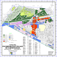 Map of Farmingdale, NY, New York